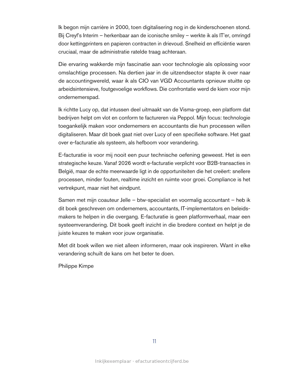 Pagina 11 uit E-facturatie Ontcijferd