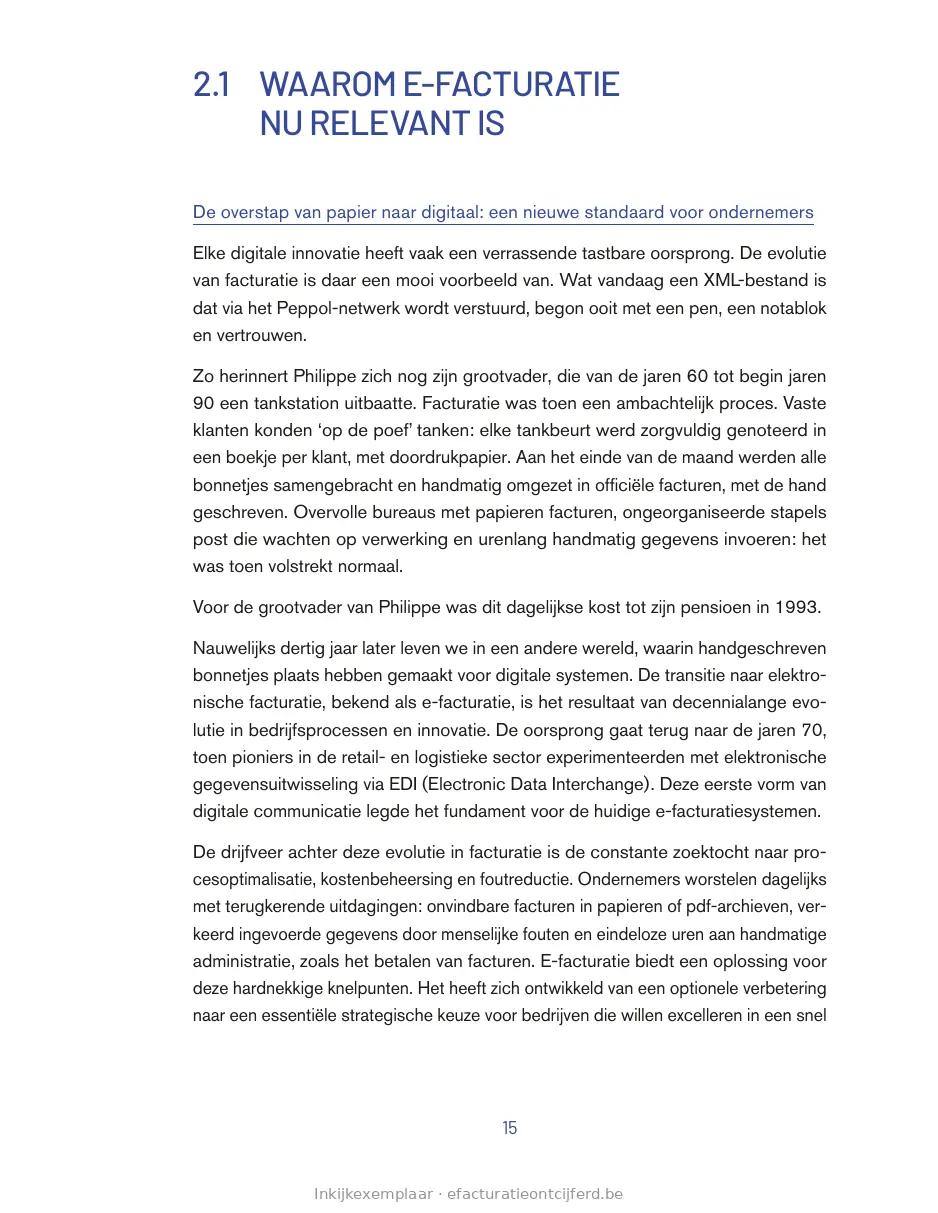 Pagina 15 uit E-facturatie Ontcijferd