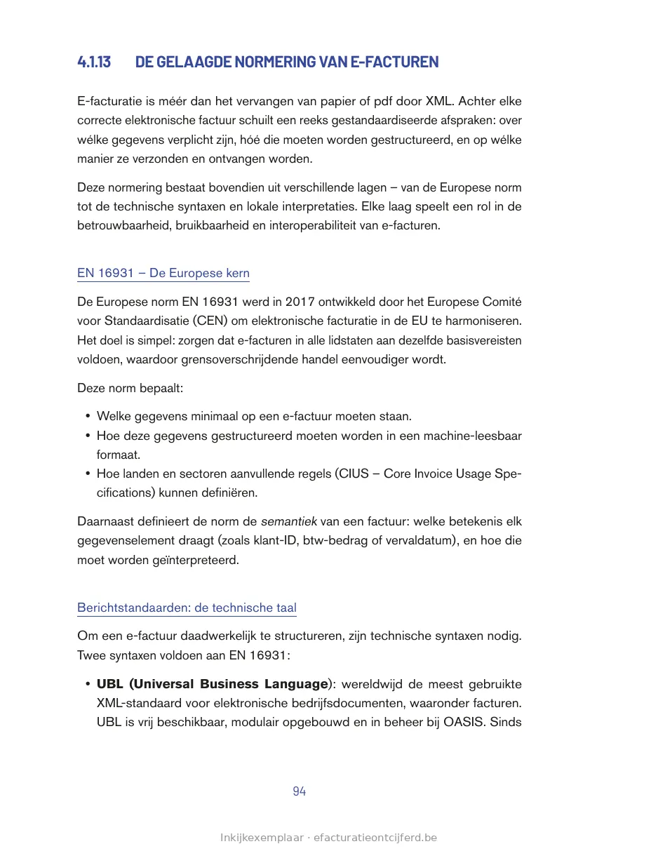Pagina 94 uit E-facturatie Ontcijferd